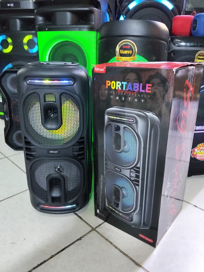 Parlante Bluetooth 8" con microfono Cod:3075 driver:02
