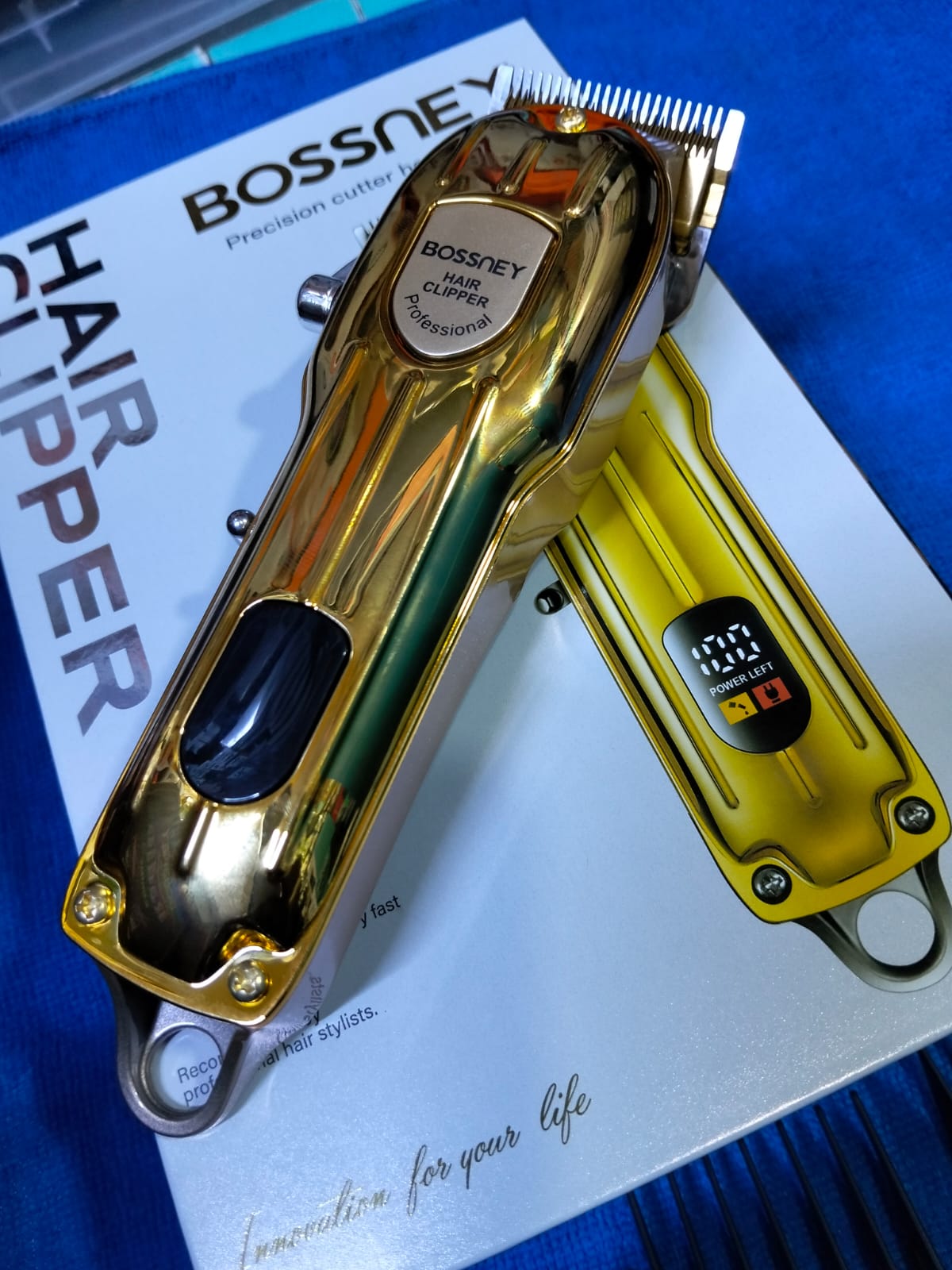 Maquina inalámbrica cortar cabello  profesional Cod:1259 driver:02