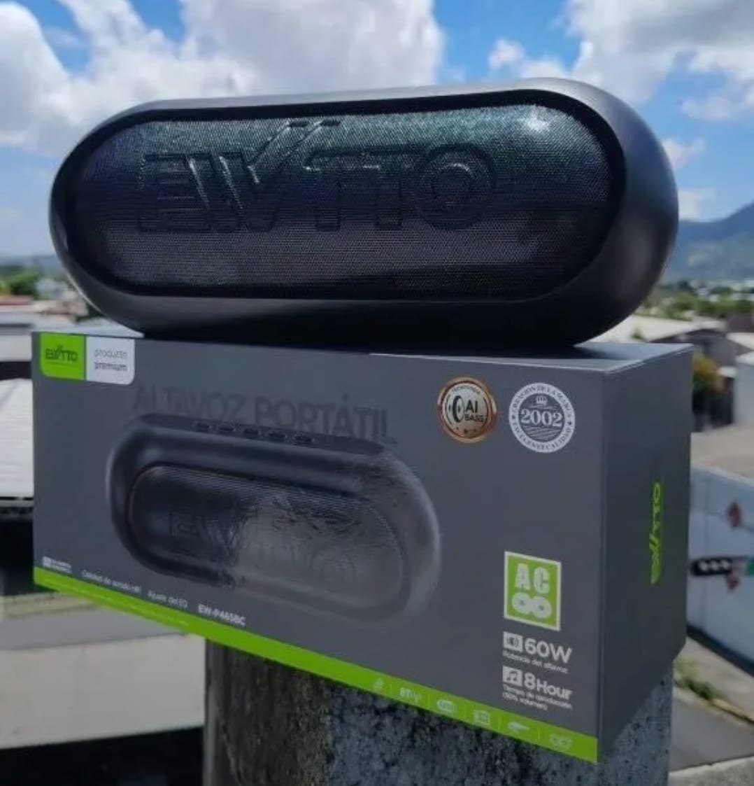 Parlante Bluetooth  Ewtto 60w Cod:3316 Driver :03