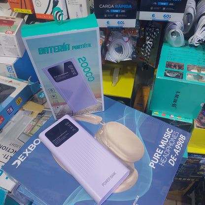 Bateria portatil 20000mah cod:1194.  driver:02