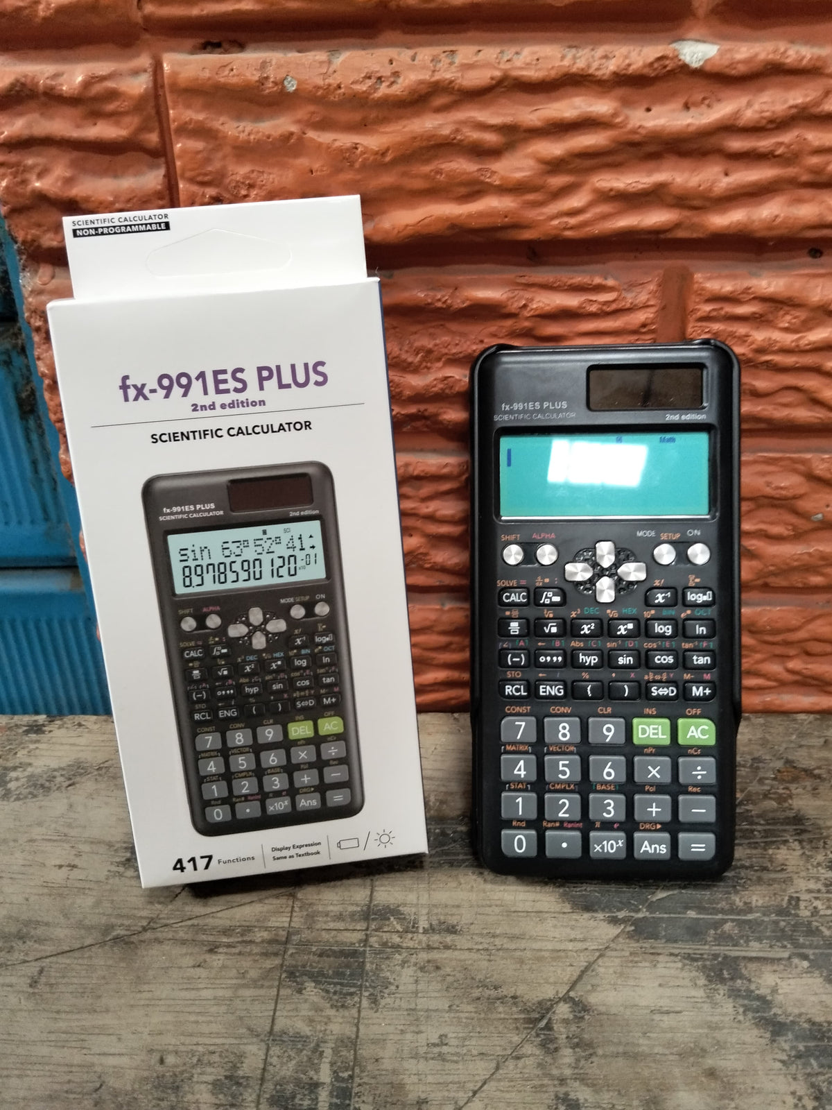 Calculadora científica 417 funciónes Cod:3019 driver:03