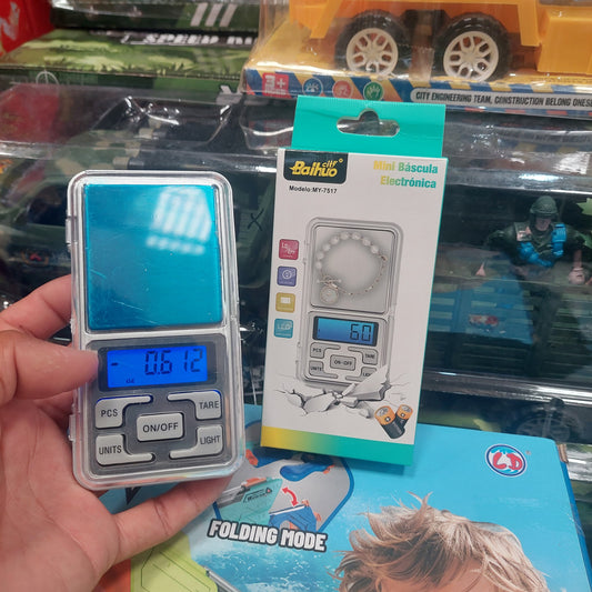 Balanza Gramera Digital Bascula Joyeria de Bolsillo 1 gr a 500 gr Cod:1111 driver :01