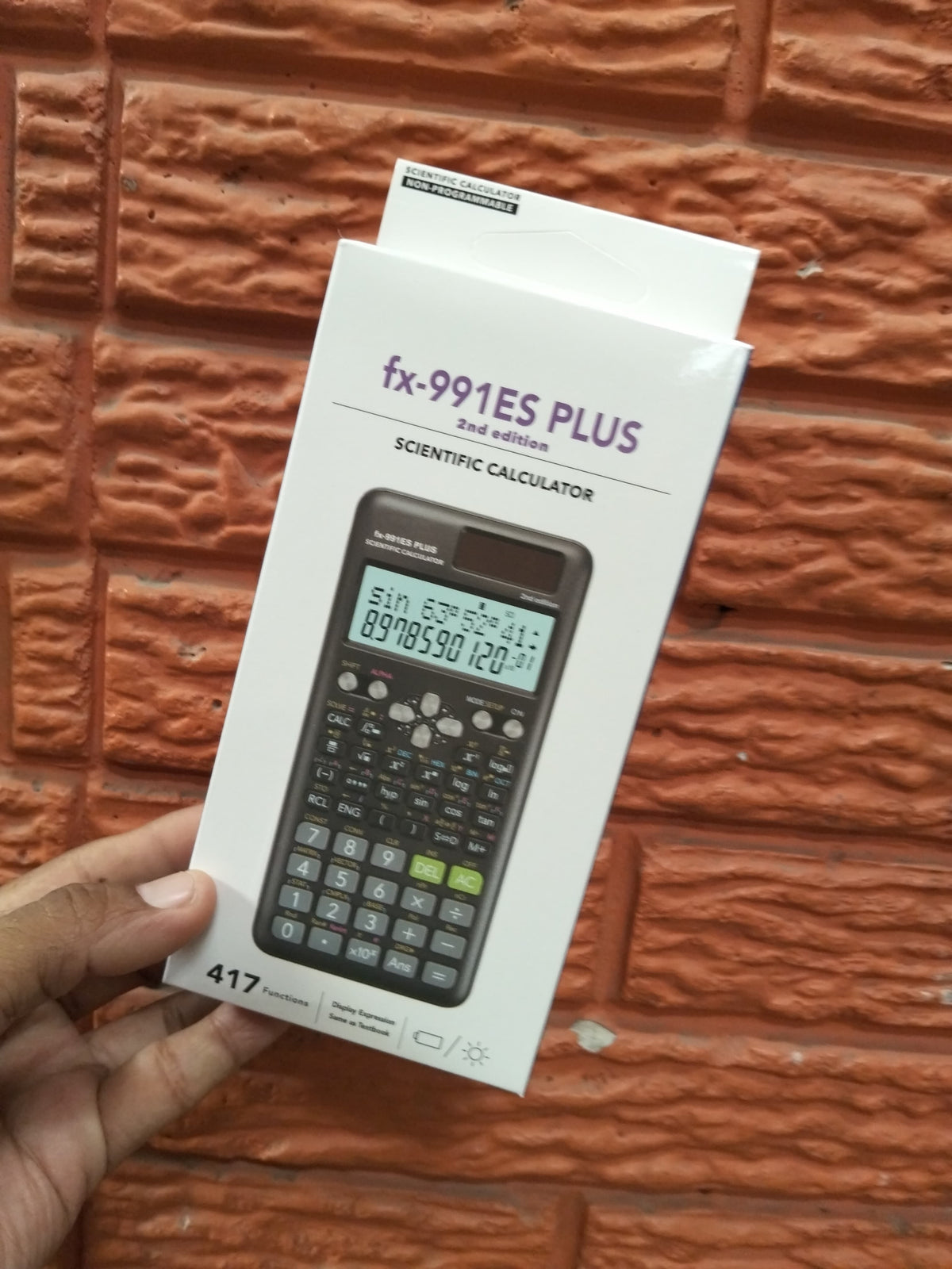 Calculadora científica 417 funciónes Cod:3019 driver :03