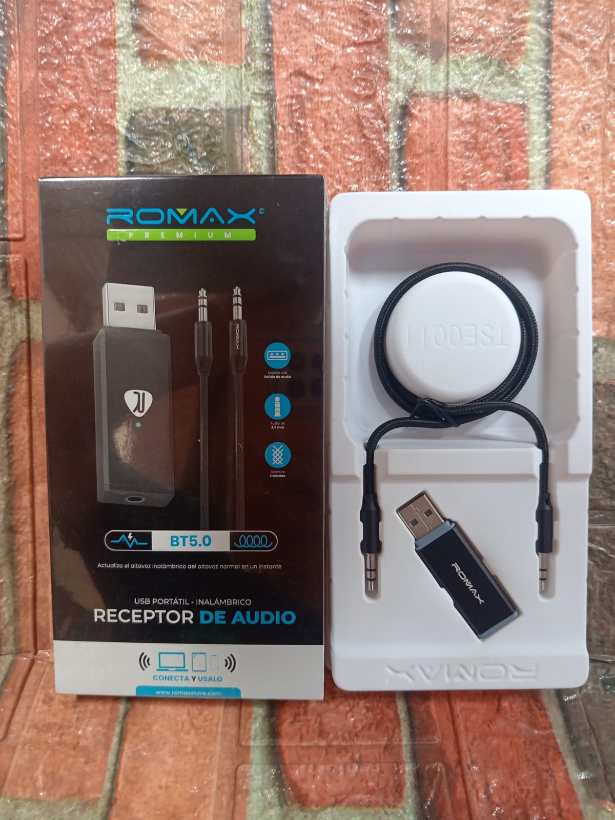 Receptor  de audio portatil Cod:1345 driver :01