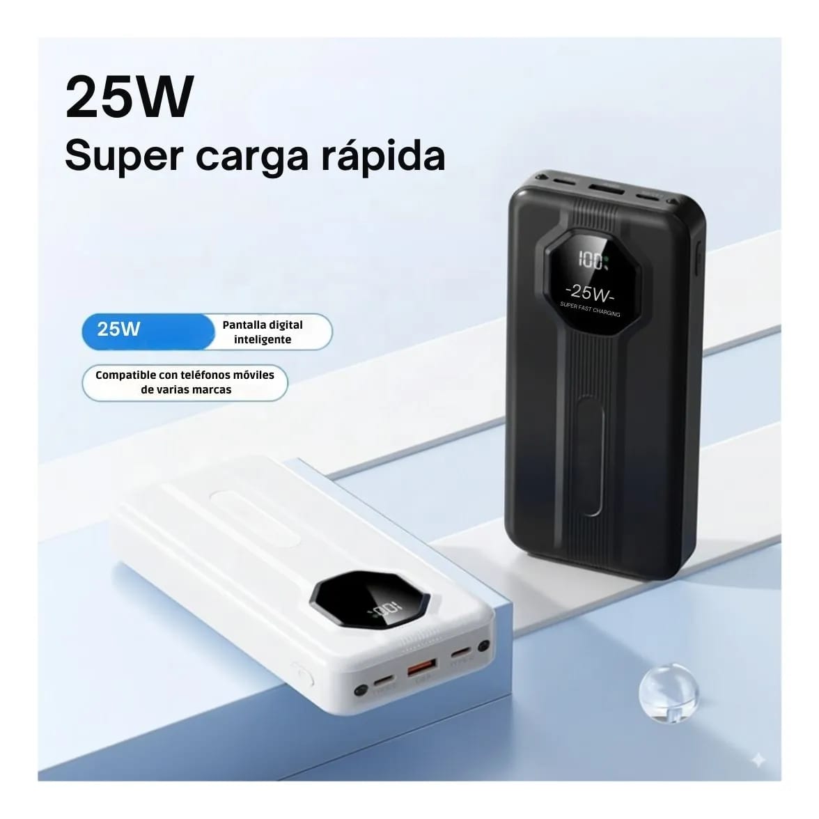 Bateria portatil 25000mah Cod:3399 Driver:02,01