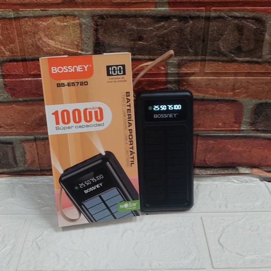 Bateria portatil Solar 10000mah Cod:3233 Driver :01