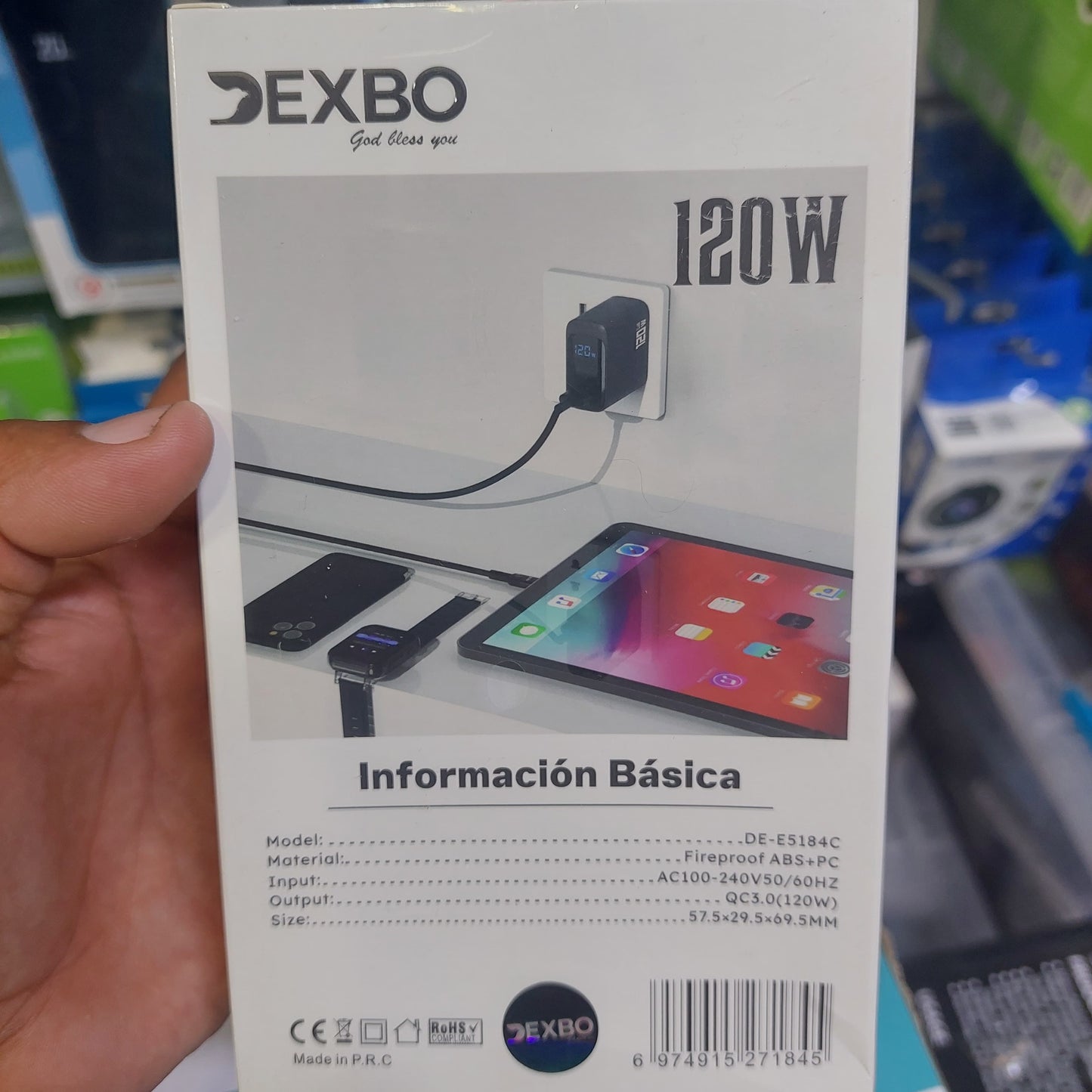 Cargador 120w tipo C  Cod:3368 Driver 02