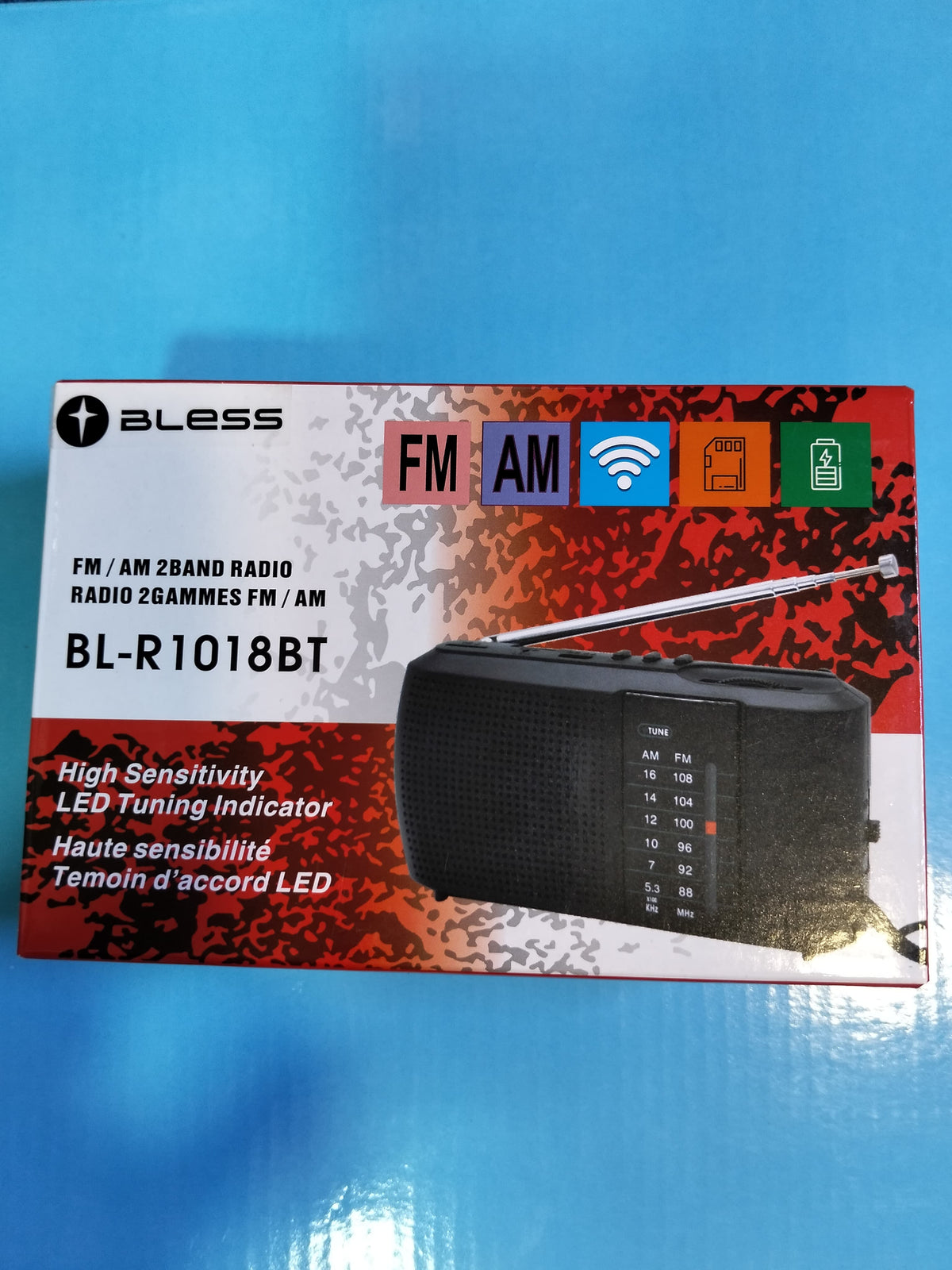 Radio FM/AM RECARGABLE COD:3074 driver:02