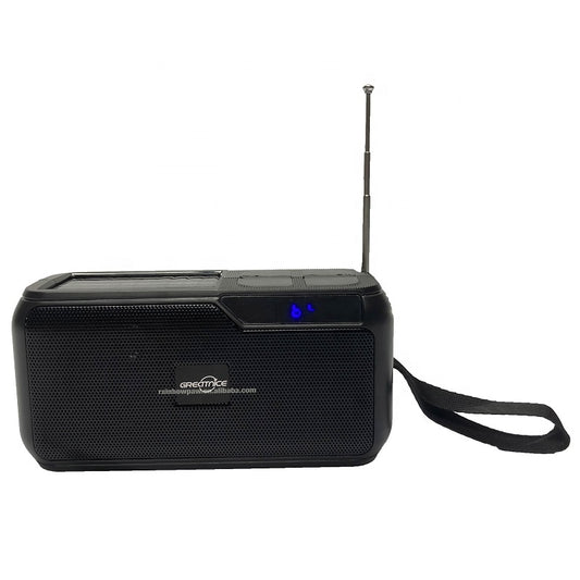 Radio recargable y con panel y usb y memoria Cod:1371 driver :03