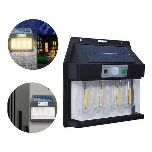 iluminaria solar  pack x 4 focos cod:1359 driver:01