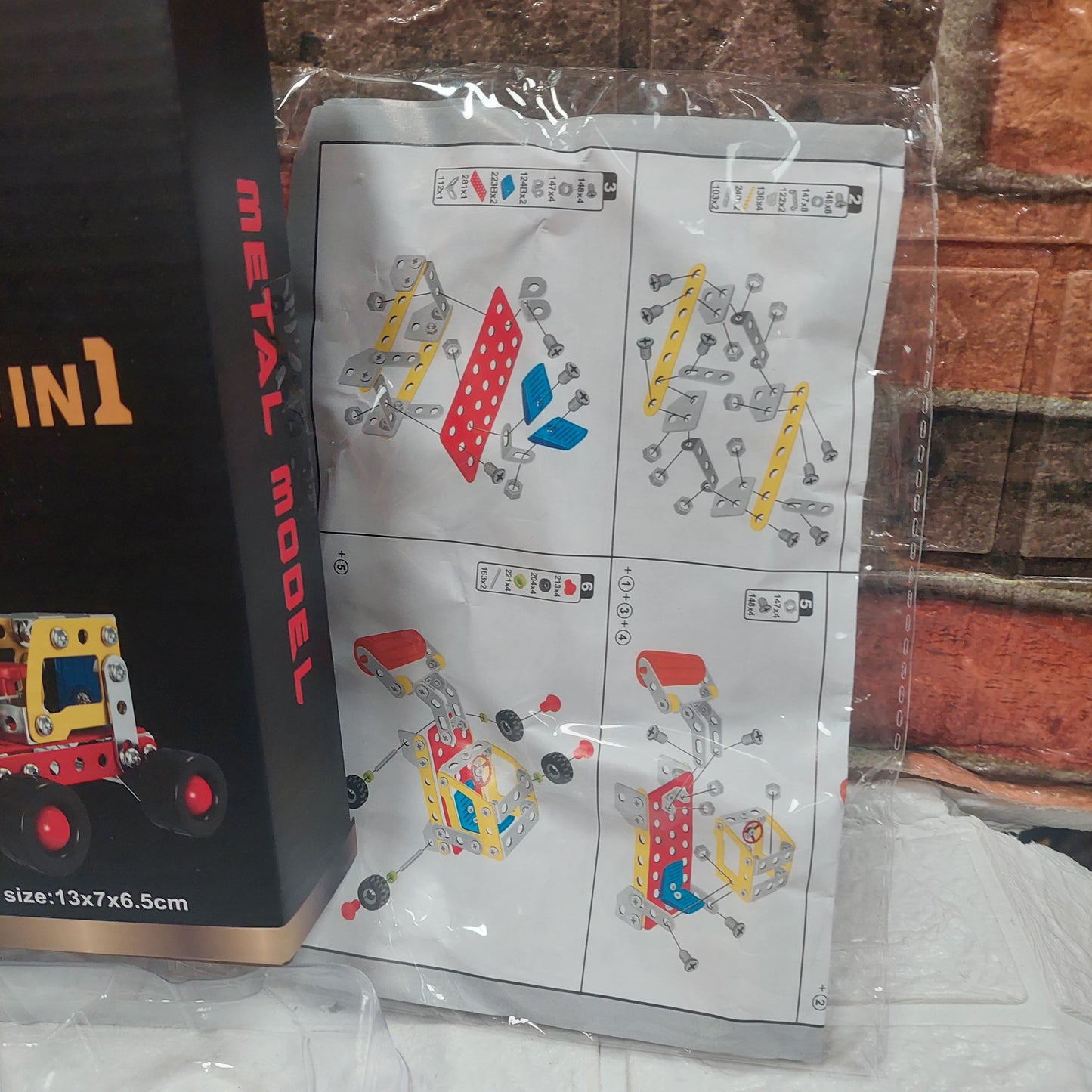 Juego de 123 piezas para armar Cod:5092 driver:03