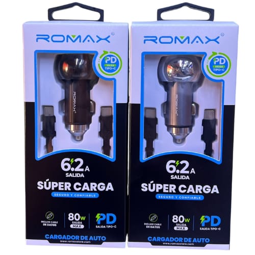 cigarrera cargador 80W tipo C Cod:1327 driver:02
