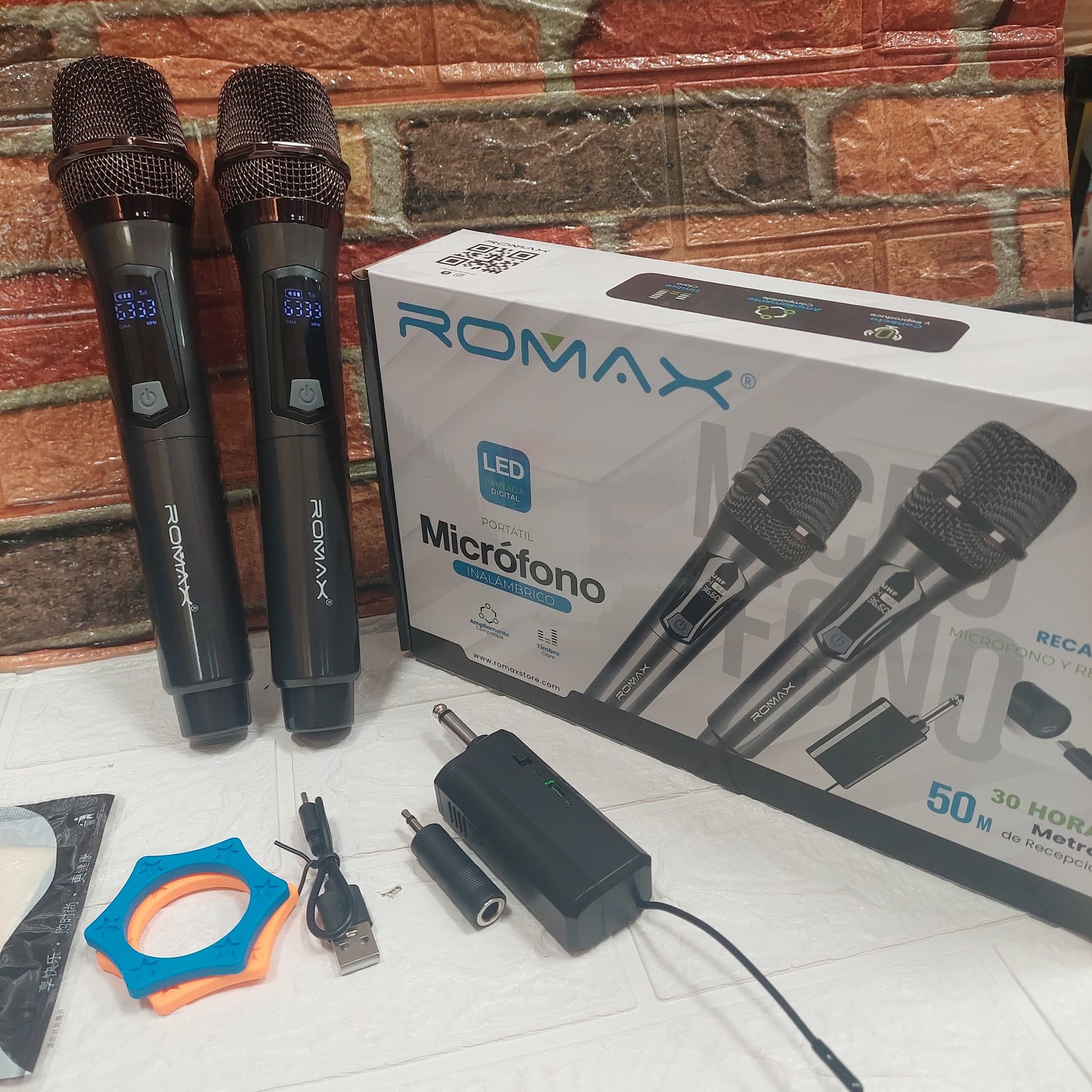 Microfono pack x 2 Cod:5054 Driver:01