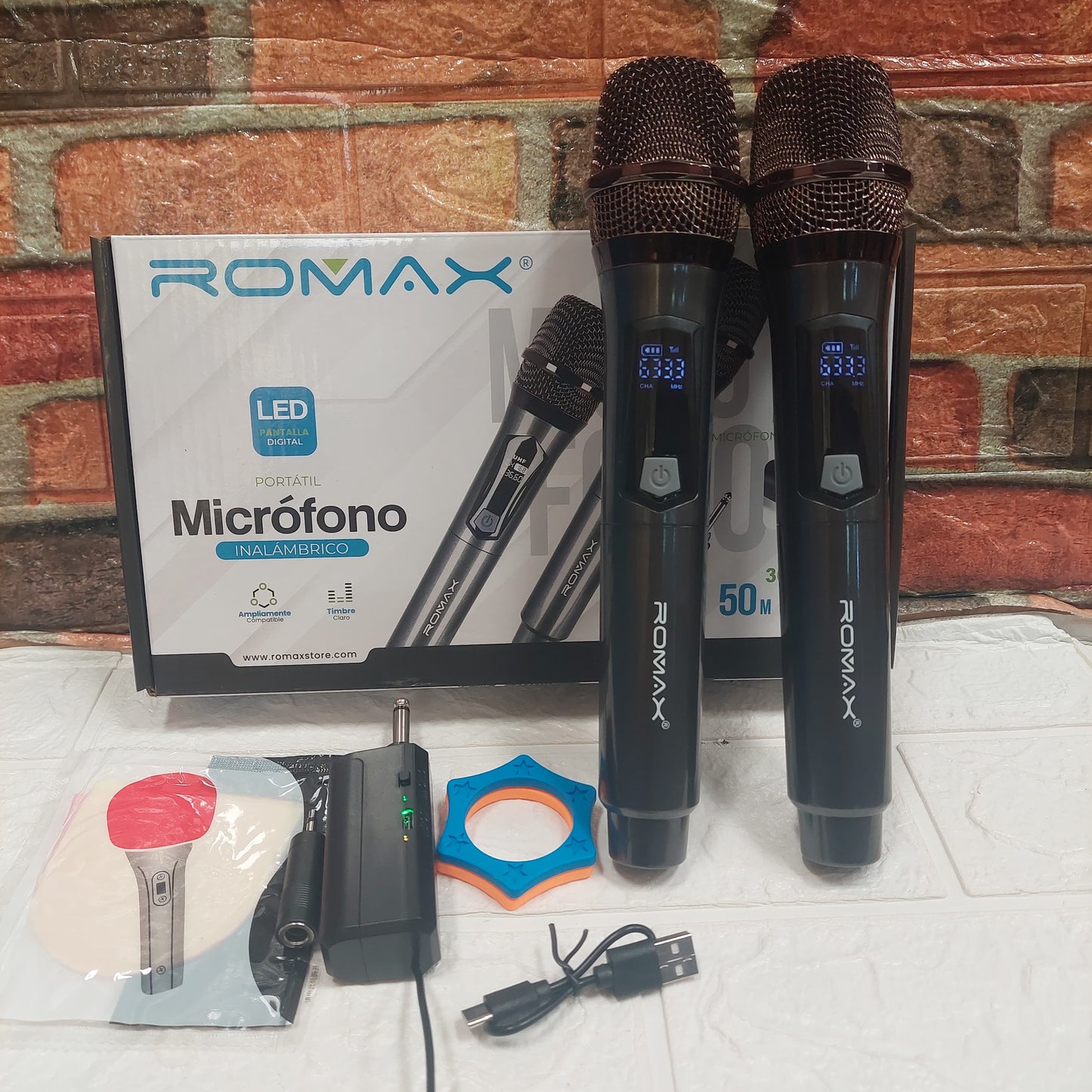 Microfono pack x 2 Cod:5054 Driver:01