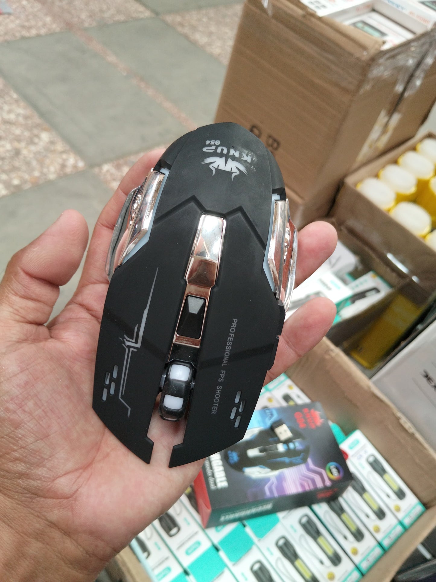 Mouse gamer inalambrico recargable Cod:1433 driver:01