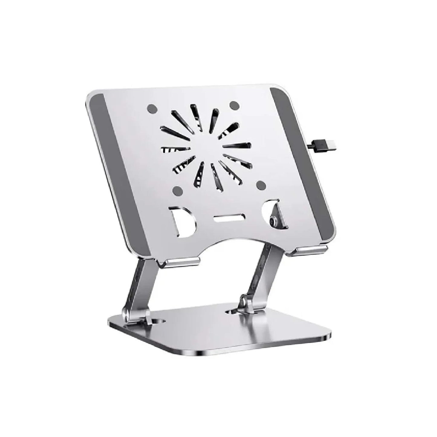 Soporte Metálico Plegable para Laptop con Ventilador cod:1425 driver:01
