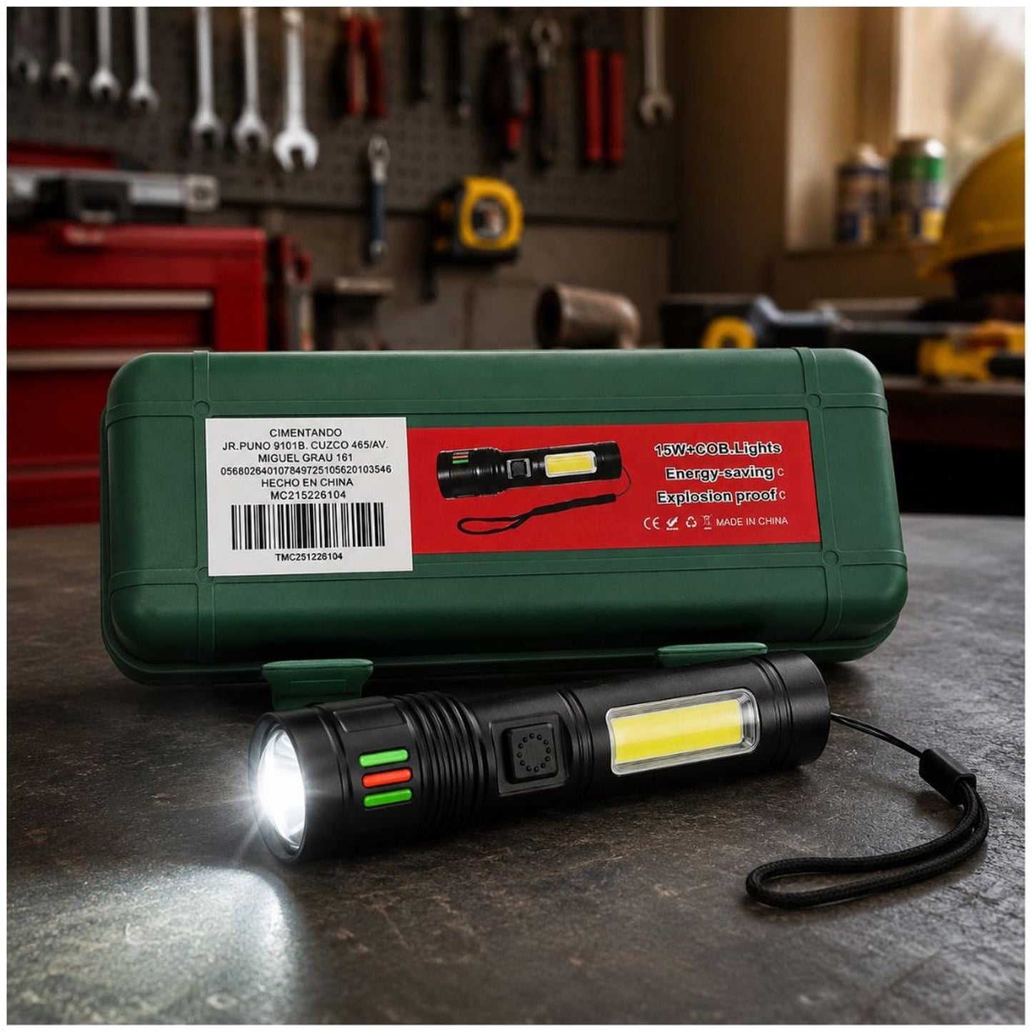 linterna led recargable pequeña cod:1547 driver:02