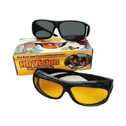 Lentes HD Gafas Día y Noche con Super Visión para Manejo Cod:3363 Driver :01