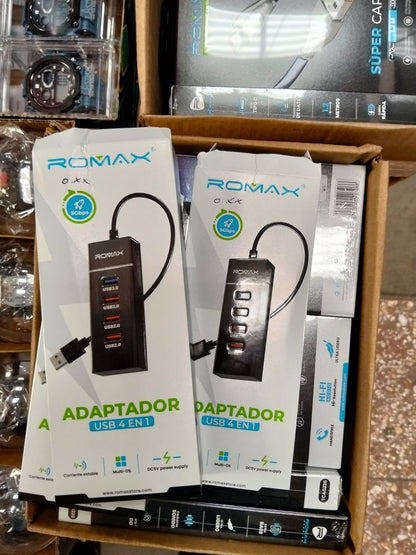 Hub Usb 4 Puertos Cod:1334 driver:01