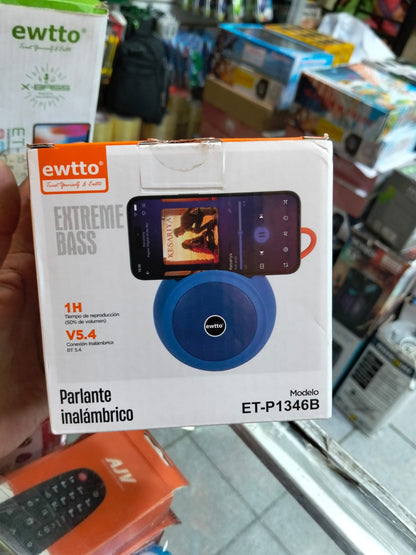 Parlante pequeño  bluetooth 10 cm x 10 cm  Cod:1461 driver:01