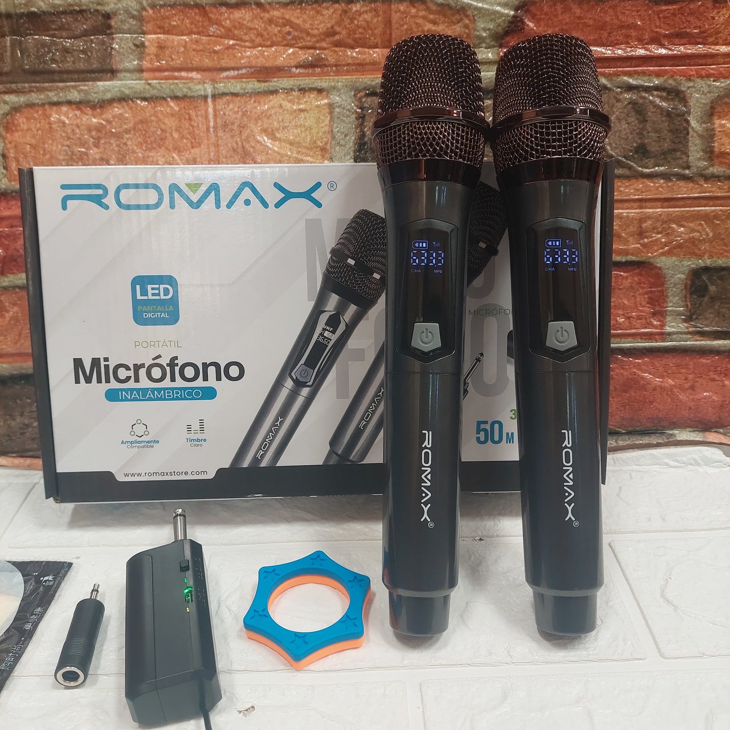 Microfono pack x 2 Cod:5054 Driver:01