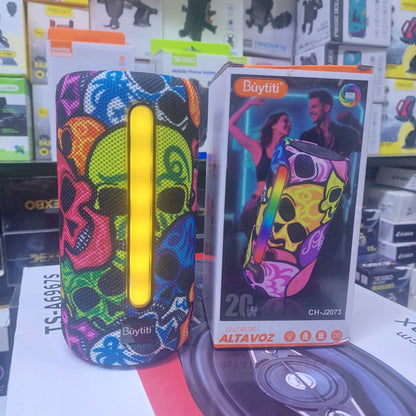 parlante Bluetooth calavera 20W cod:3318 Driver :02