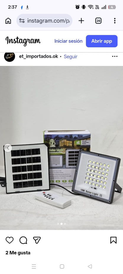 Iluminaria solar Cod:1467 driver:01