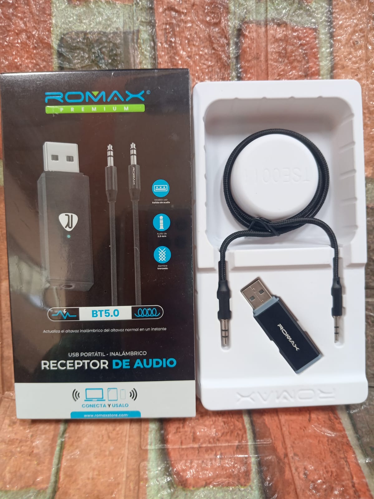 Receptor  de audio portatil Cod:1345 driver :01