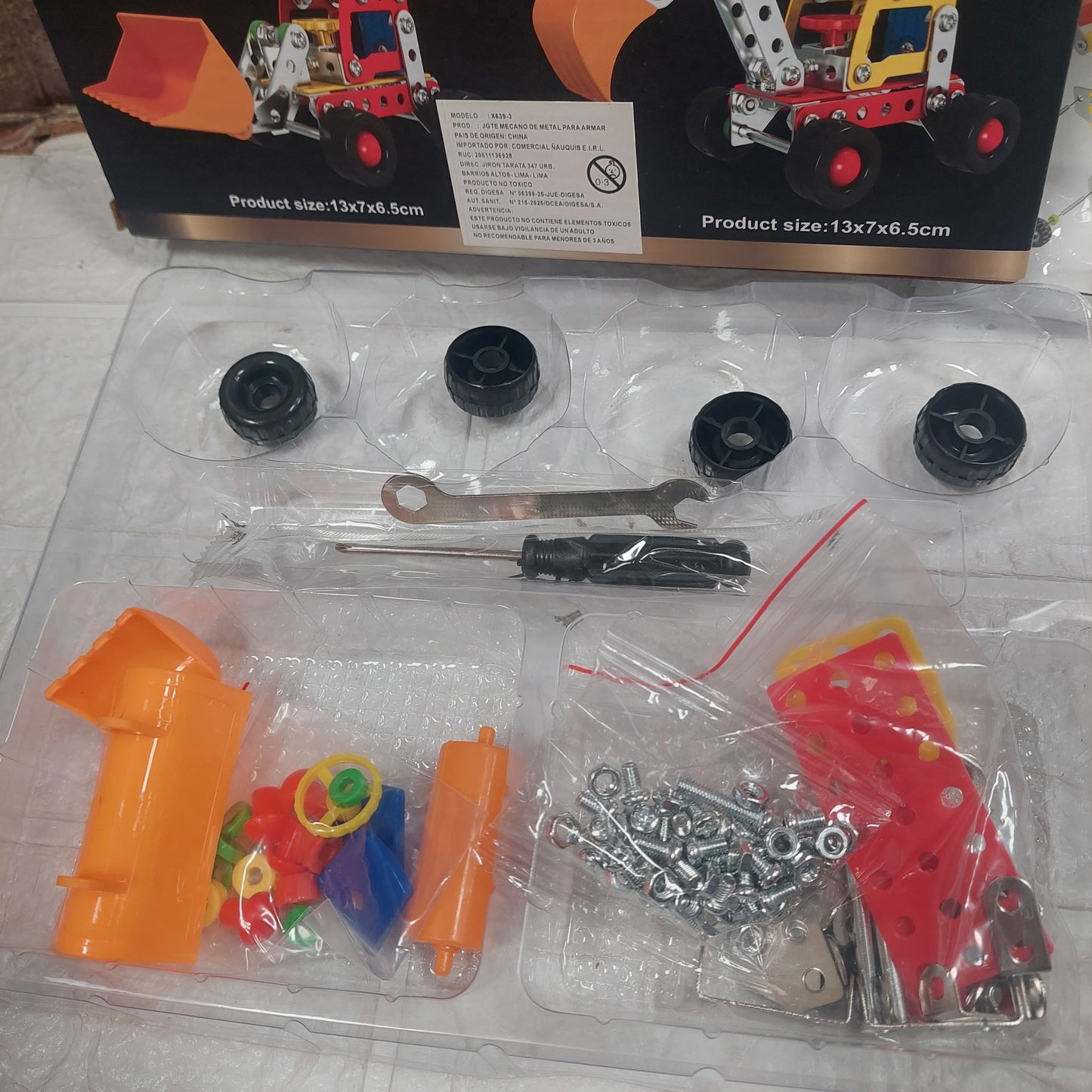 Juego de 123 piezas para armar Cod:5092 driver:03
