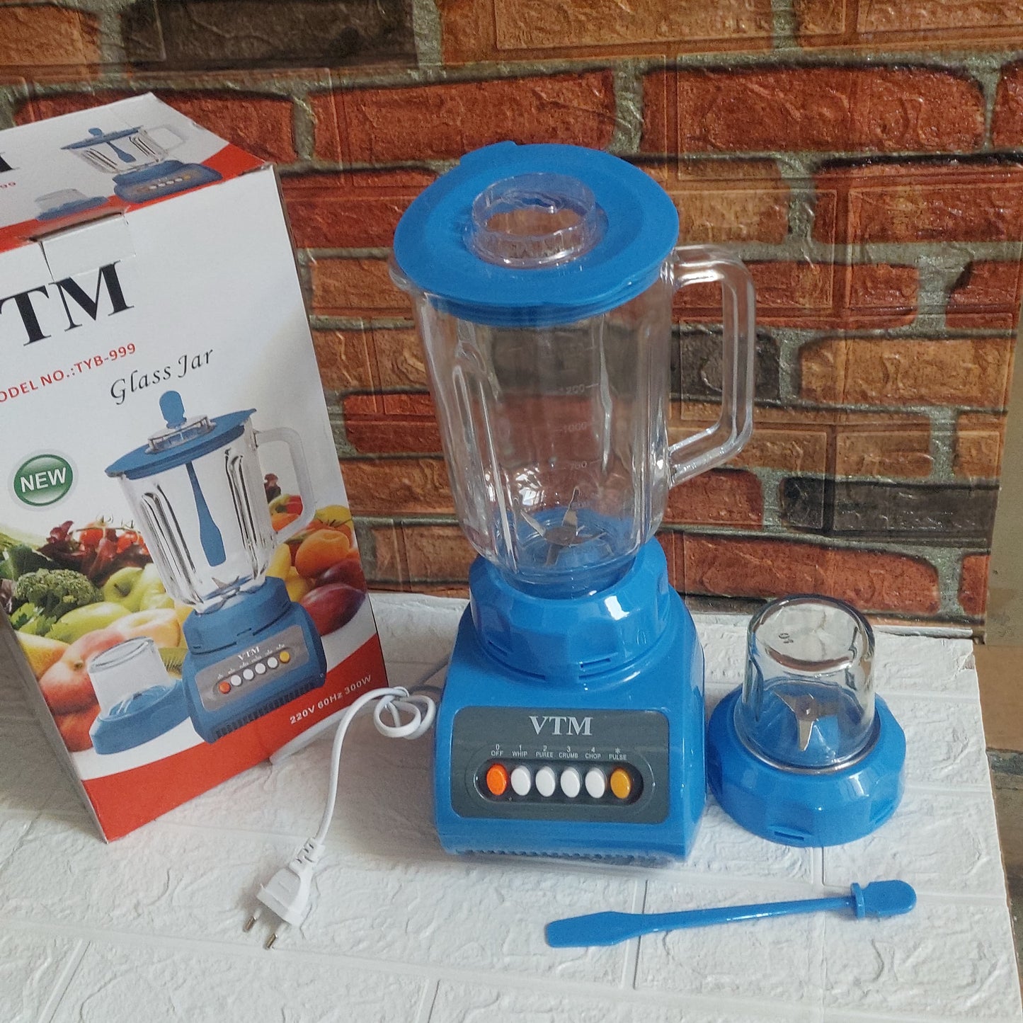 Licuadora  con vaso de vidrio Cod:3285 Driver :03