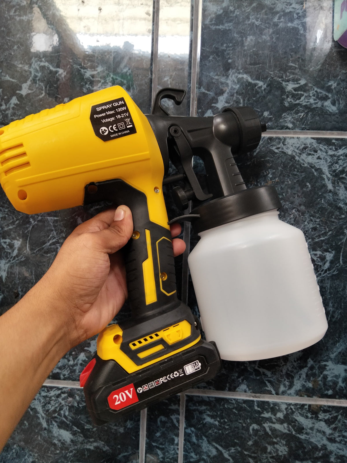 pulverizador para pintar 2 baterías Cod:3076 driver:01