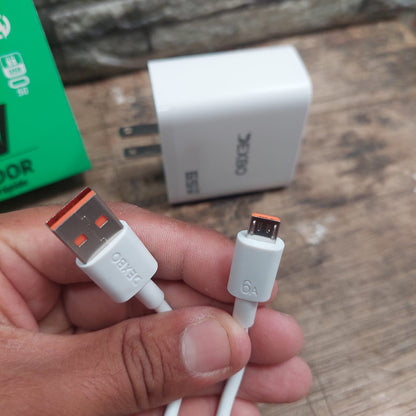 cargador carga rapida Micro V8  65W Cod:3181 COD:01