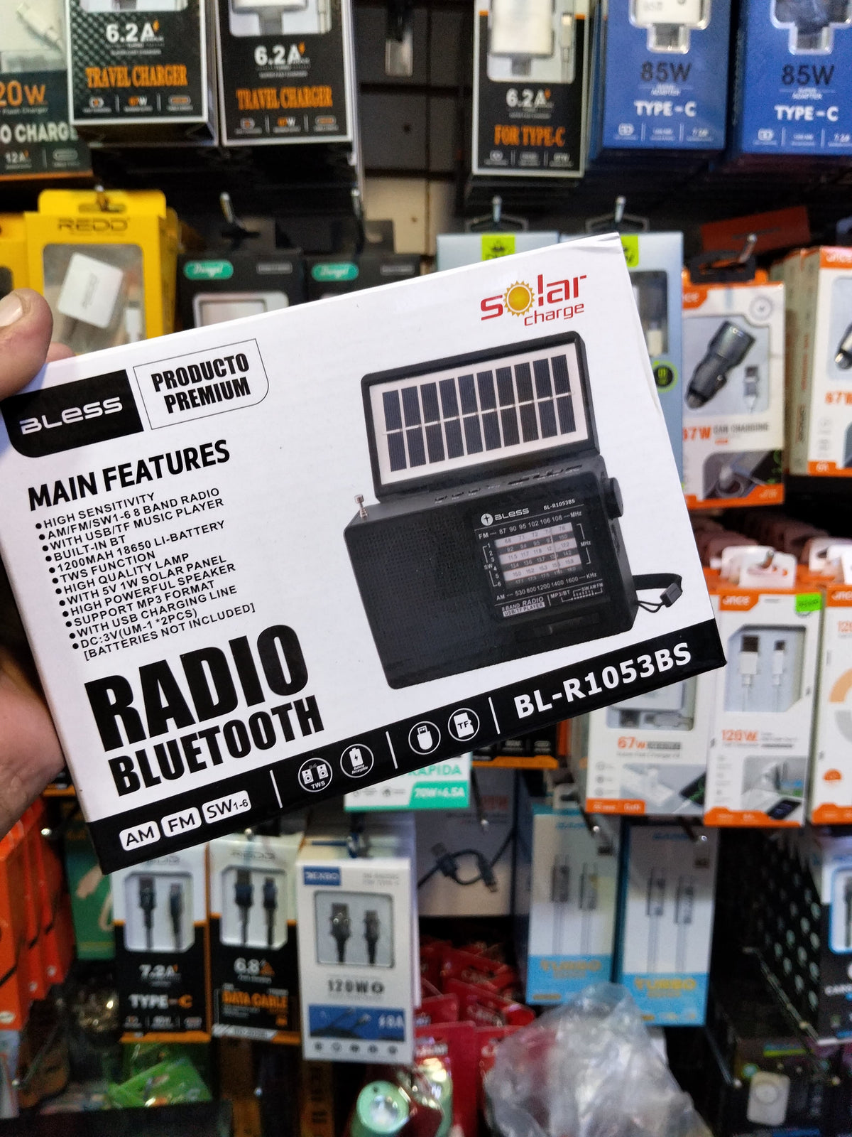 Radio FM/Am solar a pilas Cod:3073 driver :02