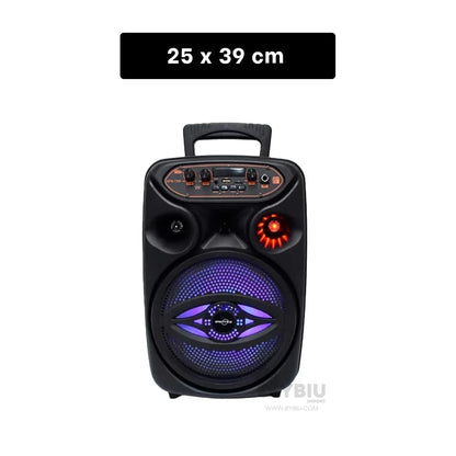 Parlante Bluetooth 8" con microfono Cod:6085 driver :05