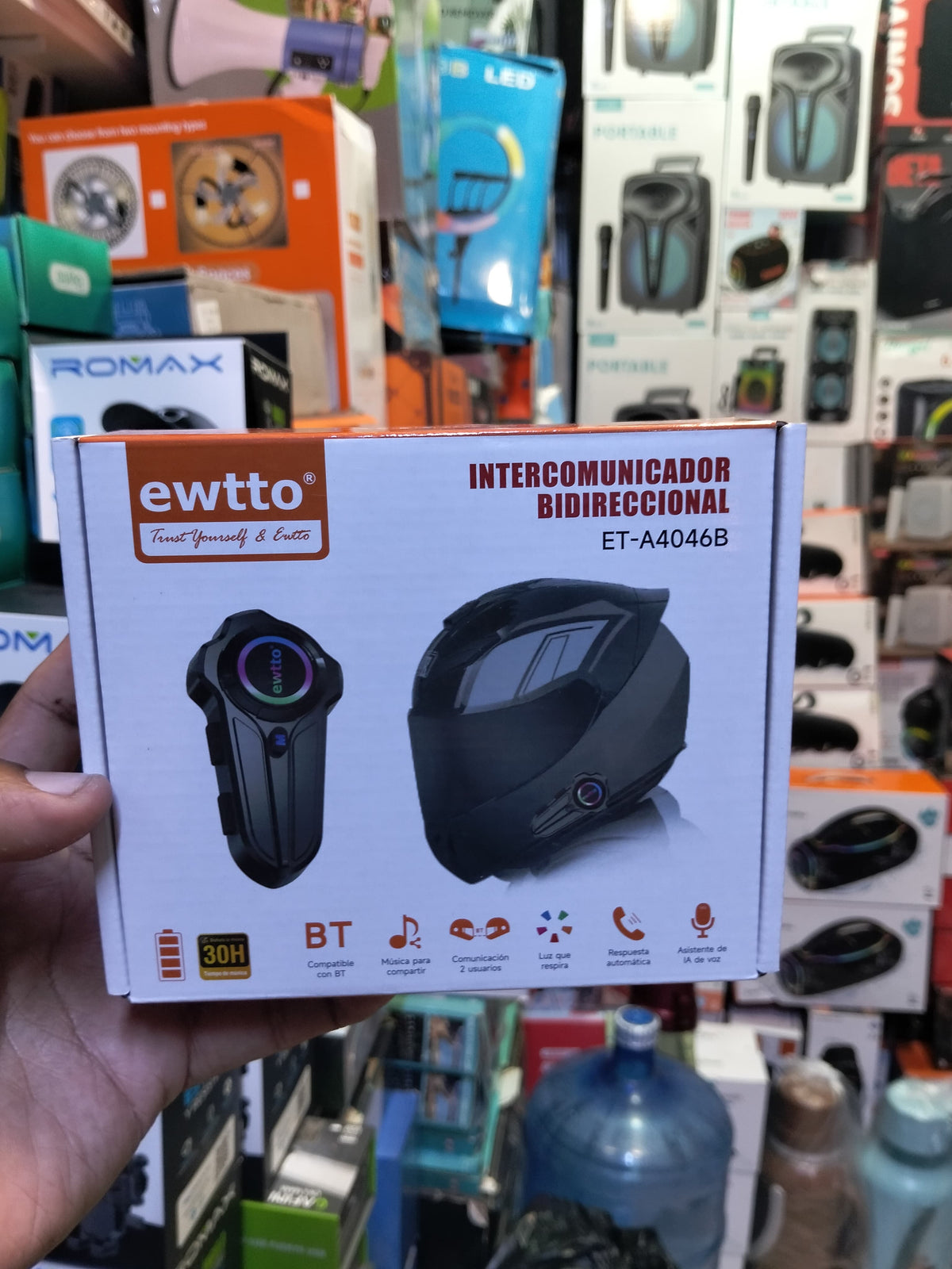 Audífonos casco moto    Cod:3085 driver :02