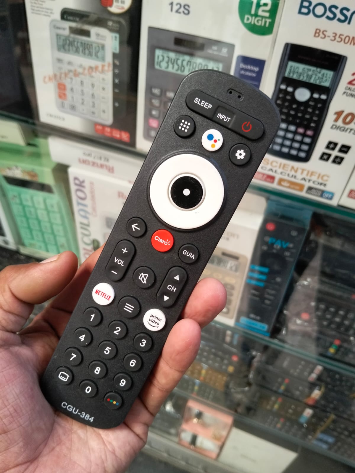 control remoto decodificador claro cod:1416 driver:03