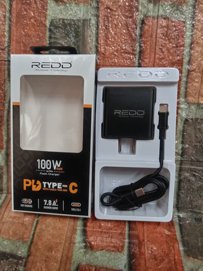 Cargador 100W Tipo C  carga rapida Cod:1353 driver:01