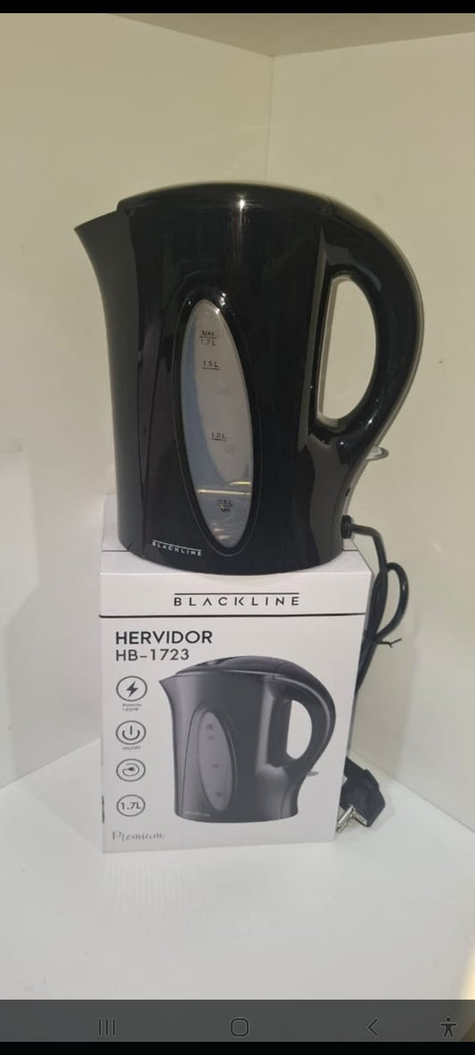 Hervidor  electrico BLACKLINE 1.7L HB-1723 1800W Negro Cod:1126 driver :05