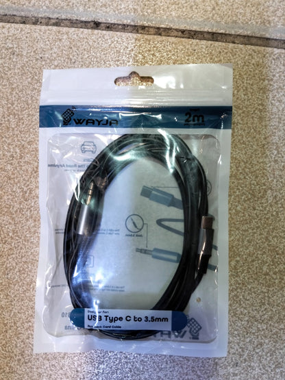 Cable tipo C a Plus 3.5mm Cod:5082 driver:02