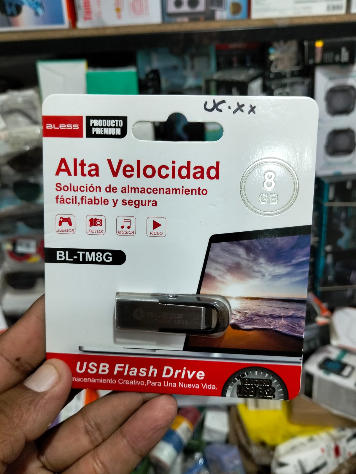 Memoria Usb 8Gb Cod:5078 driver:01