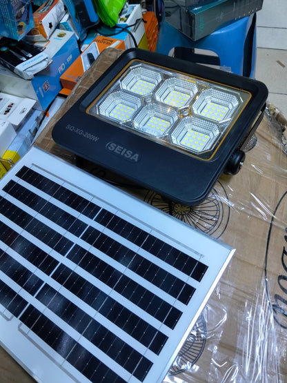 reflector 200W con panel  solar cod:5060 driver:02