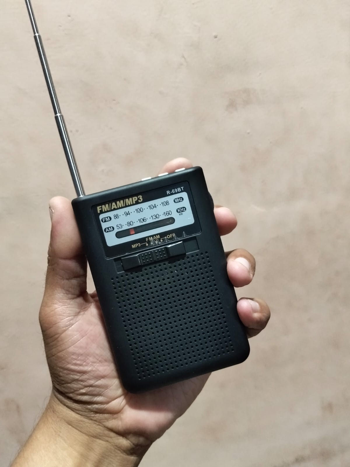 radio pequeño Fm/Am bluetooth recargable y a pilas Cod:1390 driver:03