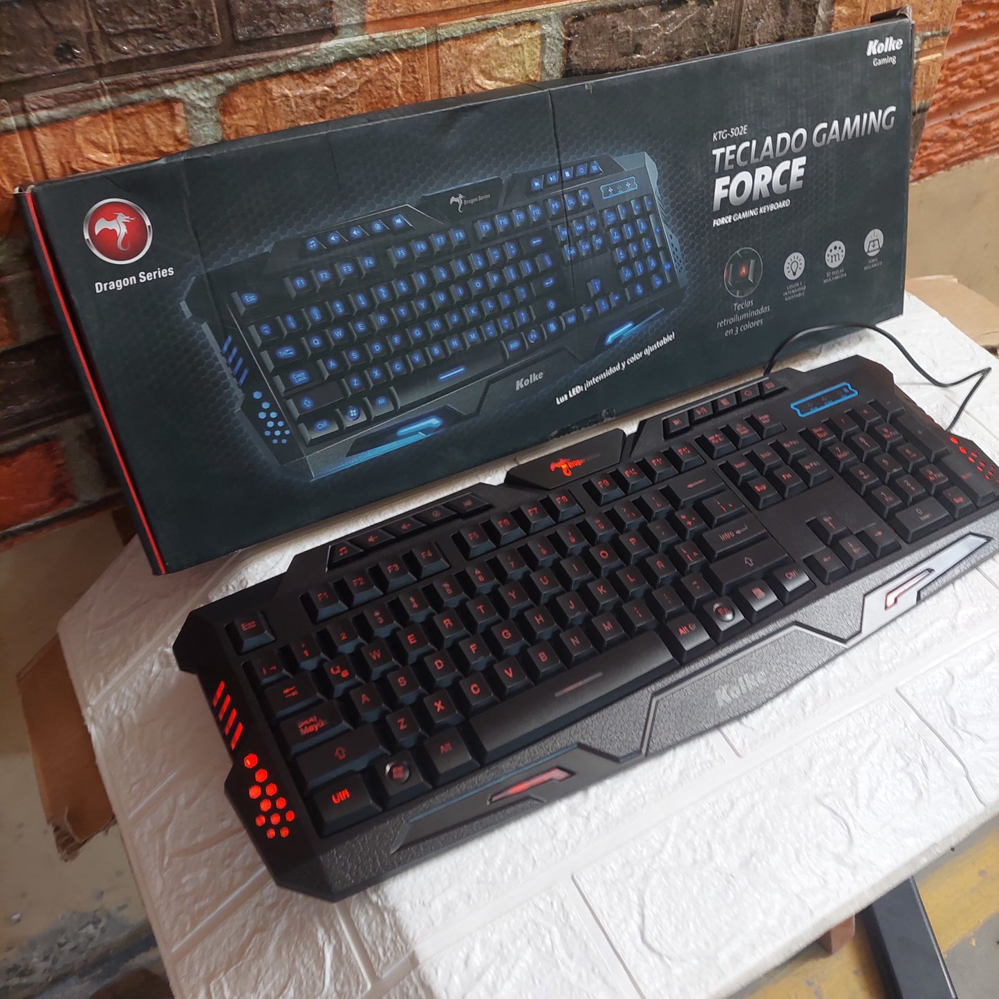 Teclado  gamer Kolke Cod:3332 Driver :03