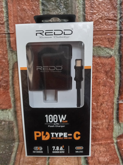 Cargador 100W Tipo C  carga rapida Cod:1353 driver:01