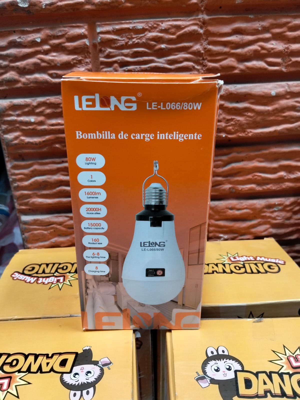 Foco recargable 80W cod:1333 driver:01