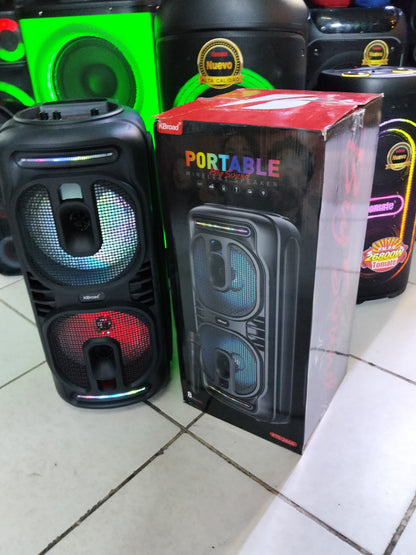 Parlante Bluetooth 8" con microfono Cod:3075 driver:02