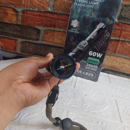 linterna recargable largo alcance  60W Cod:5004 Driver 03