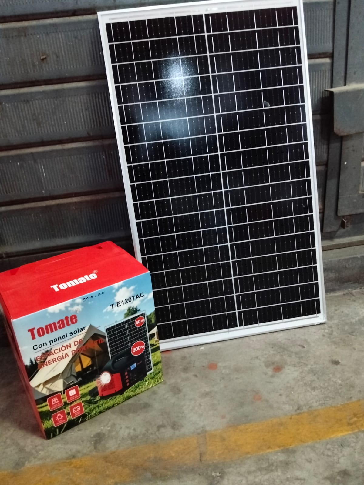 kit solar 300W con panel solar Cod:1450 driver:01