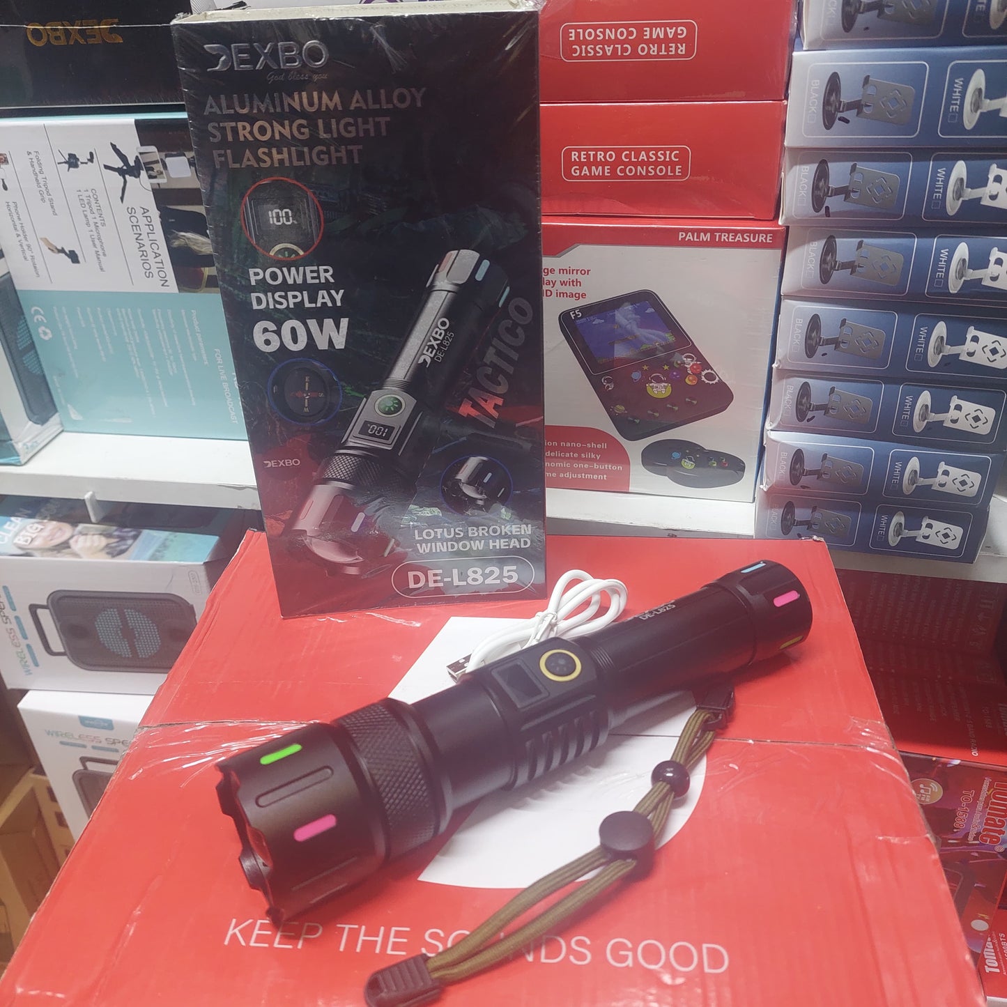 Linterna recargable 60W Cod:6071 driver:02