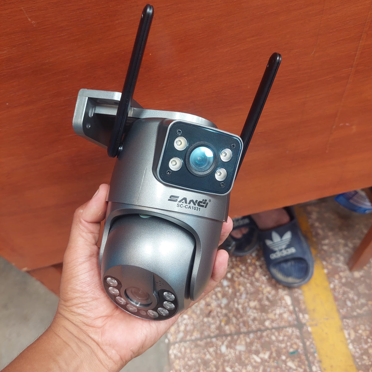Camara de seguridad doble lente 4K Cod:1451 driver:03